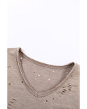 Azura Exchange Ripped Pocket Tee - L