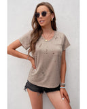 Azura Exchange Ripped Pocket Tee - L