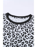 Azura Exchange Leopard Side Split T-shirt - S