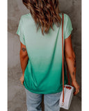 Azura Exchange Short Sleeve T-Shirt with Gradient Color Pocket - 2XL