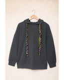 Azura Exchange Leopard Print Drop-shoulder Hoodie - 2XL