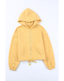 Azura Exchange Cinched Cropped Hoodie with Zip Closure - 2XL