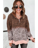 Azura Exchange Luxury Hooded Sweatshirt with Half Zip - M