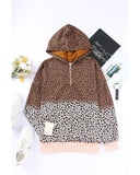 Azura Exchange Luxury Hooded Sweatshirt with Half Zip - M