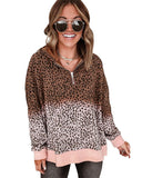 Azura Exchange Luxury Hooded Sweatshirt with Half Zip - M