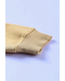 Azura Exchange Leopard Letter Print Oversized Pullover Sweatshirt - S