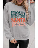 Azura Exchange Long Sleeve Sweatshirt with Frosty Rudolph and Santa Jesus - M
