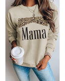 Azura Exchange Leopard Print Crewneck Sweatshirt - S