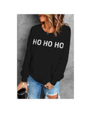 Azura Exchange Glitter Print Long Sleeve Pullover Sweatshirt - S