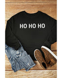 Azura Exchange Glitter Print Long Sleeve Pullover Sweatshirt - XL