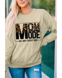 Azura Exchange Leopard Print Long Sleeve Sweatshirt - L