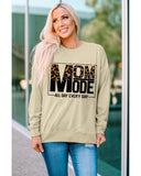 Azura Exchange Leopard Print Long Sleeve Sweatshirt - L