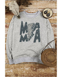 Azura Exchange Lightning Leopard Print Long Sleeve Sweatshirt - 2XL