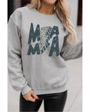 Azura Exchange Lightning Leopard Print Long Sleeve Sweatshirt - 2XL