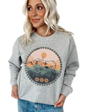 Azura Exchange Bull Graphic Print Sweatshirt - L