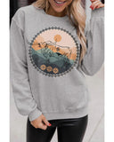 Azura Exchange Bull Graphic Print Sweatshirt - L