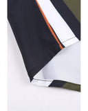 Azura Exchange Striped Short Sleeve Button Shirt - XL