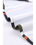 Azura Exchange Striped Short Sleeve Button Shirt - XL