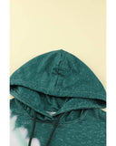 Azura Exchange Tie Dye Print Hooded Sweatshirt with Pocket - XL