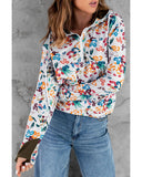 Azura Exchange Zipper Collar Hoodie with Kangaroo Pocket - 2XL