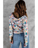 Azura Exchange Zipper Collar Hoodie with Kangaroo Pocket - M