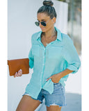 Azura Exchange Long Sleeve Buttoned Shirt with Pocket - 2XL