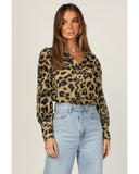 Azura Exchange Bubble Long Sleeve Button-up Shirt - S