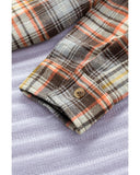 Azura Exchange Plaid Print Buttoned Shirt - S