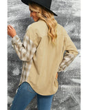 Azura Exchange Color Block Corduroy Shirt - 2XL