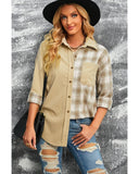 Azura Exchange Color Block Corduroy Shirt - M