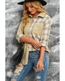 Azura Exchange Color Block Corduroy Shirt - XL