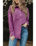 Azura Exchange Long Sleeve Button-up Shirt - M