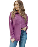 Azura Exchange Long Sleeve Button-up Shirt - M