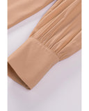 Azura Exchange Button-up Loose Long Sleeve Shirt - M