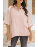 Azura Exchange Dolman Sleeves Button Front Shirt - M