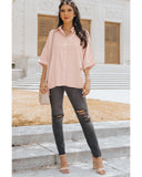 Azura Exchange Dolman Sleeves Button Front Shirt - M