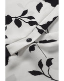 Azura Exchange Printed Short Sleeve Blouse - S