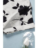 Azura Exchange Printed Short Sleeve Blouse - S