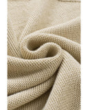 Azura Exchange Fringed Short Sleeves Sweater - XL