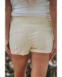 Azura Exchange Drawstring Waist Crochet Detail Shorts - S