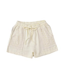 Azura Exchange Drawstring Waist Crochet Detail Shorts - S