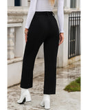 Azura Exchange High Waist Straight Leg Pants - 4 US