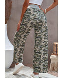 Azura Exchange Print Drawstring Waist Wide Leg Pants - XL