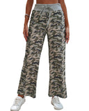 Azura Exchange Print Drawstring Waist Wide Leg Pants - XL