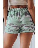 Azura Exchange Drawstring Camouflage Shorts - M