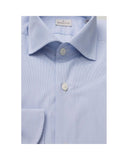 Bagutta Men's Light Blue Cotton Shirt - 2XL