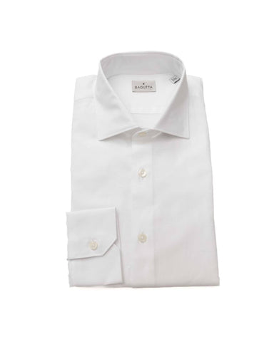 Bagutta Men's White Cotton Shirt - XL