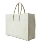 Balenciaga Women's Chic Python Leather Tote in White & Yellow - One Size
