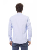 Baldinini Trend Men's Light Blue Cotton Shirt - 44 IT