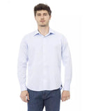 Baldinini Trend Men's Light Blue Cotton Shirt - XL